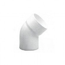 Fasoplast Γωνία 45° Γενικής Χρήσης PVC Λευκή 6 Ατμοσφαιρών