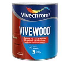 Vivechrom Vivewood Gloss Λευκή 2,50lt