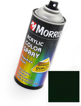 Morris 28622  Σπρέϊ Ακρυλικού Χρώματος Πράσινο Σκούρο Γυαλιστερό 400ml