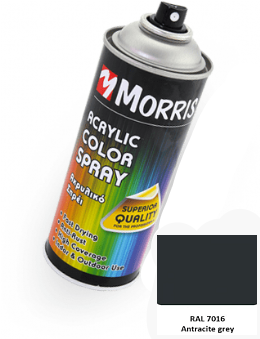 Morris 28625  Σπρέϊ Ακρυλικού Χρώματος Γκρι Ανθρακί Γυαλιστερό 400ml