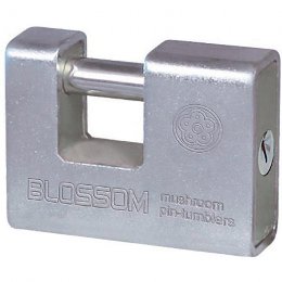 Blossom BL6380 Ατσάλινο Λουκέτο Τάκου με Κλειδί 80mm