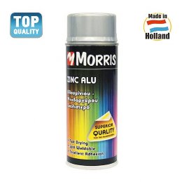 Morris 28551 Σπρέϊ Ψυχρό Γαλβάνισμα  (ZINK ALU) Σε Χρώμα Αλουμινίου Γυαλιστερό 400ml