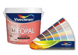 Vivechrom Super Neopal Πλαστικό Χρώμα Κορυφαίας Ποιότητας (ΑΠΟΧΡΩΣΕΙΣ) 