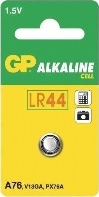 Gp LR44 Αλκαλικές Μπαταρίες Πλακέ 1τεμ