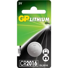 Gp CR2016 Μπαταρία Λιθίου 3V 1τεμ
