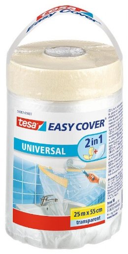 Tesa Easy Cover® Uiversal Film Αυτοκόλητο Νάυλον Κάλυψης 33m x 55cm
