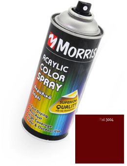Morris 28509  Σπρέϊ Ακρυλικού Χρώματος Κόκκινο Πορφυρό Γυαλιστερό 400ml