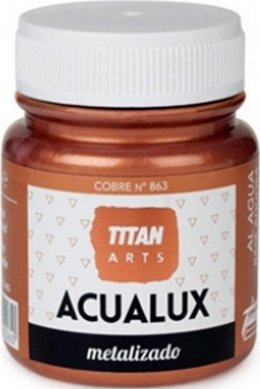 Titan Acualux 863 COBRE  Χρώμα Μεταλλικών Αποχρώσεων Νερού  100ml Χαλκός