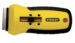 Stanley 0-28-217 Κίτρινη Ξύστρα Τζαμιών Ασφαλείας Με 5 Ανταλλακτικές Λάμες