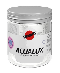 Titan Acualux 861 PLATA Χρώμα Μεταλλικών Αποχρώσεων Νερού  250ml  Ασημί