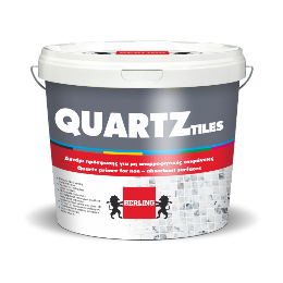 Berling Quartz Tile Χαλαζιακό Αστάρι Πρόσφυσης Για Μη Απορροφητικές Επιφάνειες Γκρι 5kg