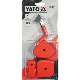 Yato YT-52621 Σετ Πλαστικές Σπάτουλες & Βουρτσάκι Με Ξύστρα Αφαίρεσης 4 Τεμάχια