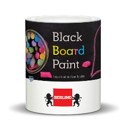 Berling Black Board Paint Χρώμα Μαυροπίνακα Νερού Μαύρο