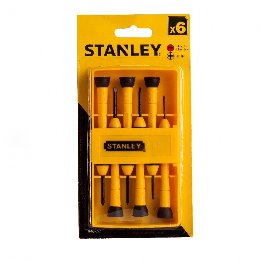 Stanley 0-66-052 Σετ Κατσαβίδια Ωρολογοποιών Ακριβείας 6τεμ.